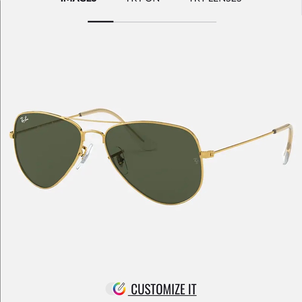 NWOT Aviator Small Metal Rayban Sunglasses RB3044